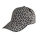 Casual Baseball Cap - Sun Visor Corduroy, Plaid, Leopard Animal Print Hat Adjustable (Baseball Cap - Leopard Gray)