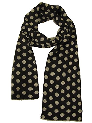 COUVER Womens Ladies Dots Long Warm Winter Reversible Scarves