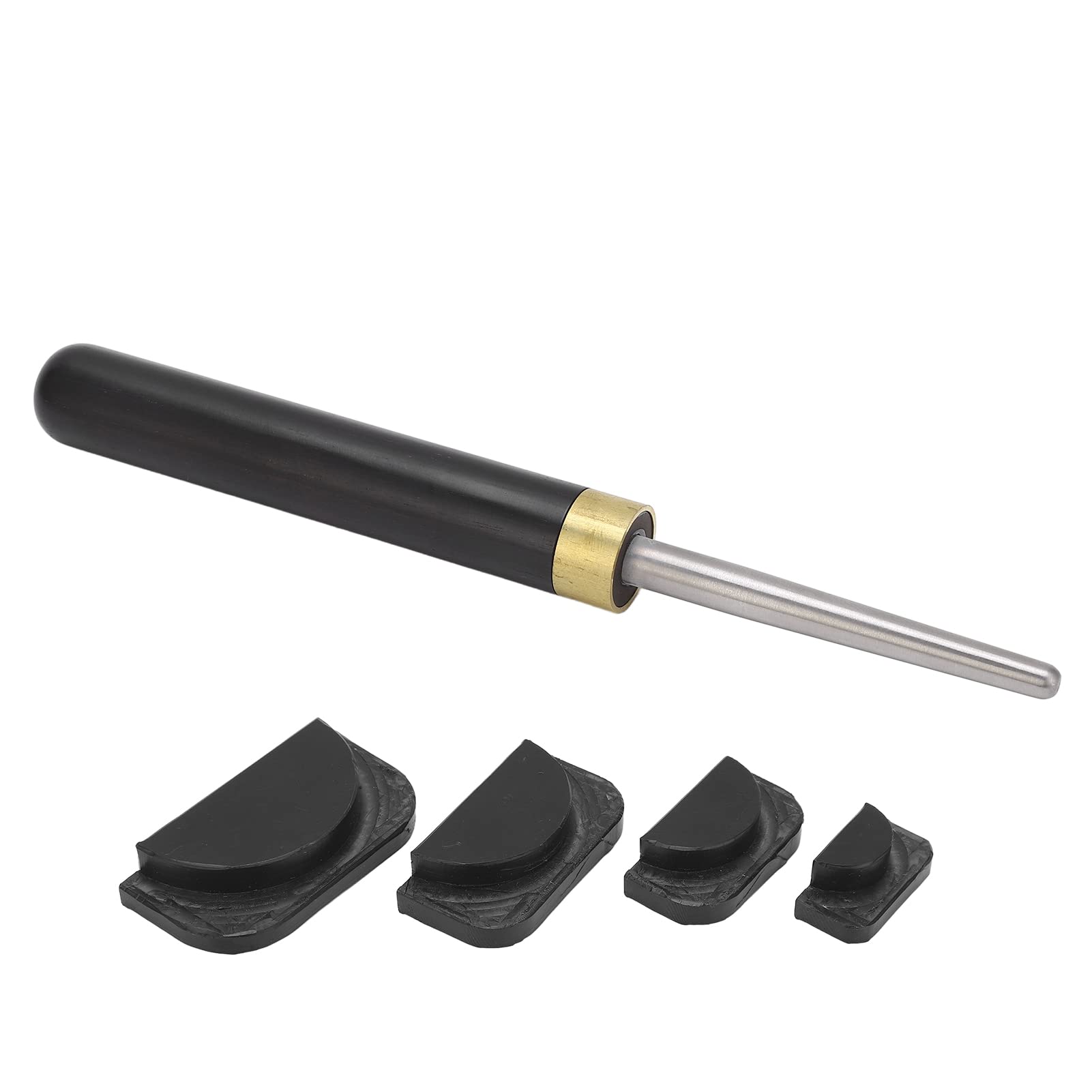 Kit de herramientas de reparación de saxofón, kit de herramientas de reparación de saxofón, almohadillas de orificio de tono, barra de lapeado de abolladuras para saxofón de agudos de rango medio teno