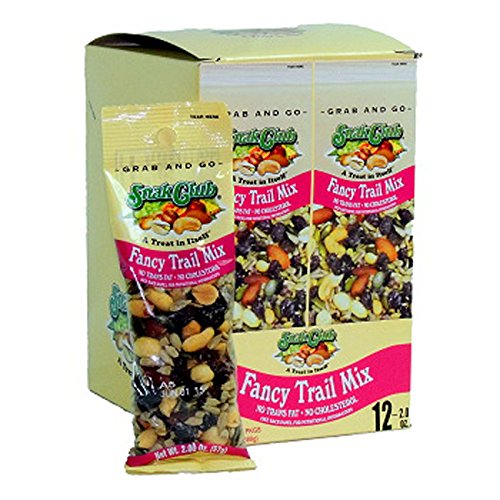 Snak Club Tube Fancy Trail Mix, 12 Count (SNACKS PRETZELS