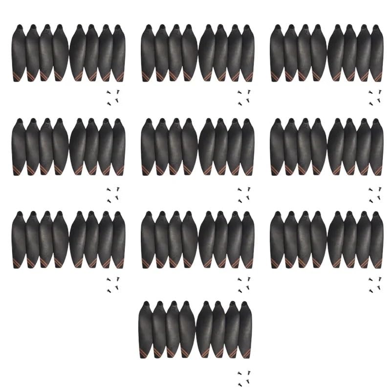 for drone da 8 pezzi compatibile con gli accessori for di ricambio V168 Drone Blades Maple Leaf Sostituire la parte(V168 Paddle 80pcs)