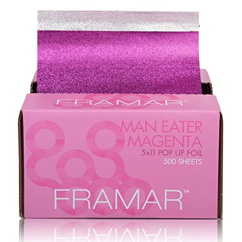 Purchase Framar Magenta Pop Up Hair Foil, Aluminum Foil Sheets, Hair Foils For Highlighting