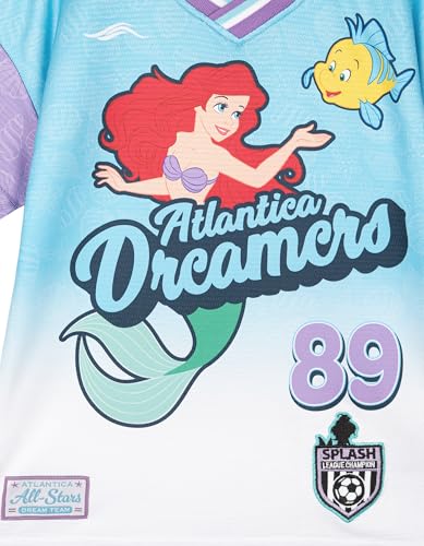 Image of Disney Girls' Athletic Short Sleeve T-Shirt Toddler to Big Kid