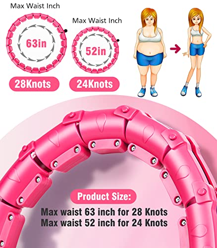iLulisee-52-Real-Plus-Size-Infinity-Hoop-Fitness-Hoop-for-Adults-Weight-Loss-Hoola-Hoops24-Detachable-Knots-Adjustable-Weight-Auto-Spinning-Ball-Weight-Loss