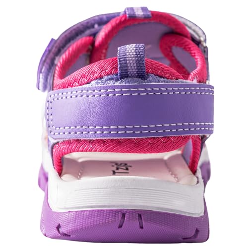 Image of TZJS Girls Boys Sandals Kids Closed Toe Outdoor Hiking Sandal Lightweight Athletic Adjustable Straps Summer Shoes for Toddler /Little Kid