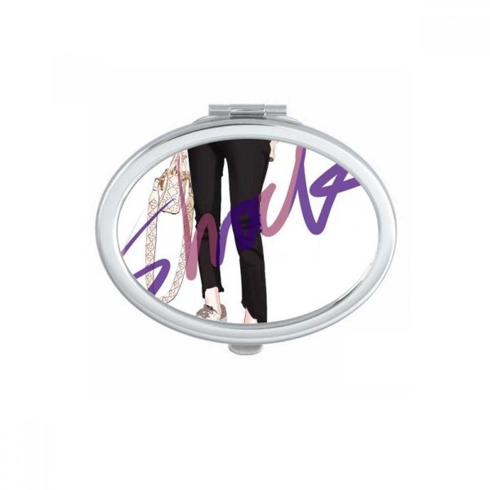 Miroir de poche à la main artistique, une idée cadeau mignon pour femme et passionnées d'art