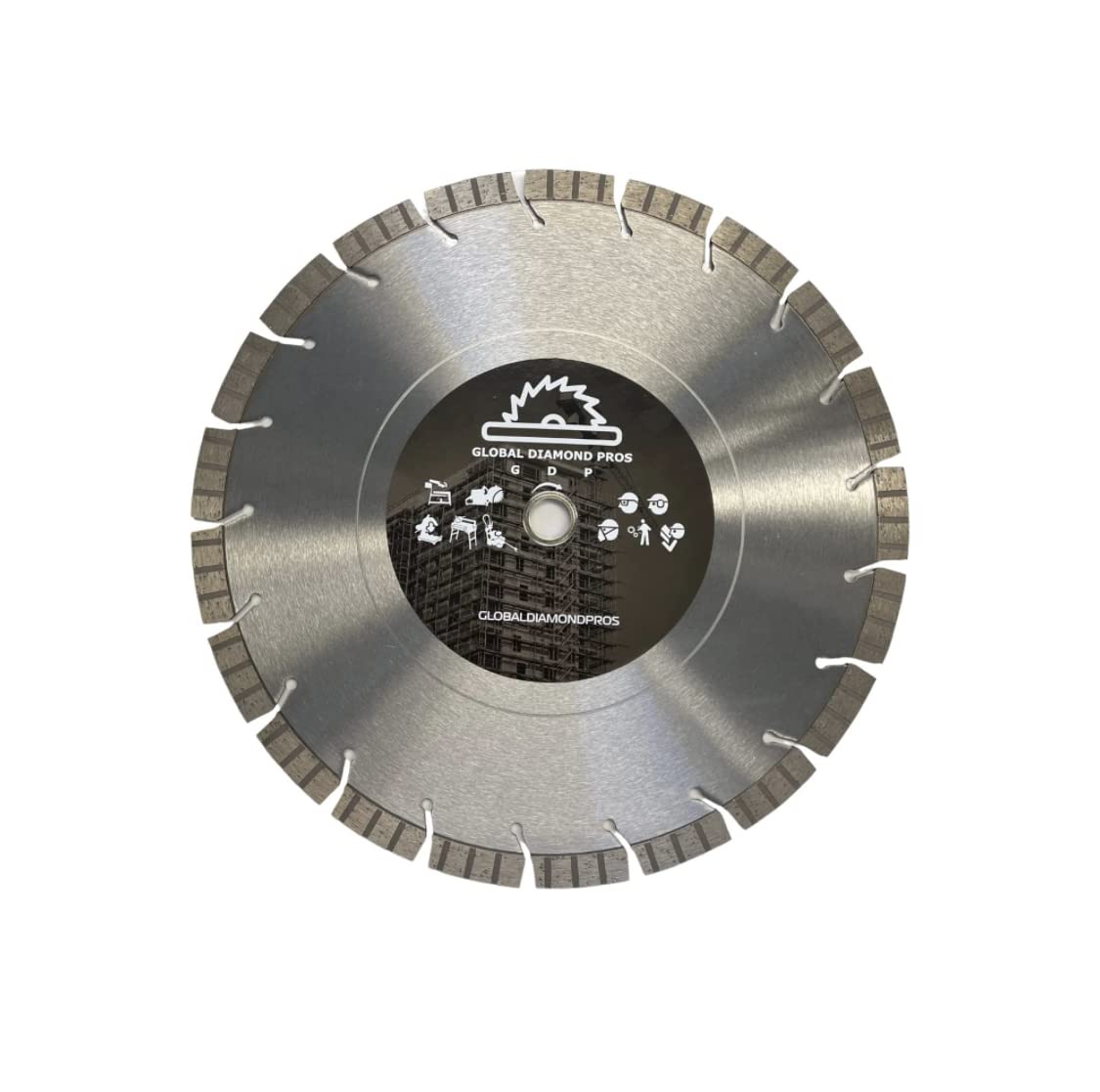 9” Diamond Blade Turbo Segmented Cut-Off Discs for Concrete, Stone, Masonry, Brick & General Purpose Cutting Blade