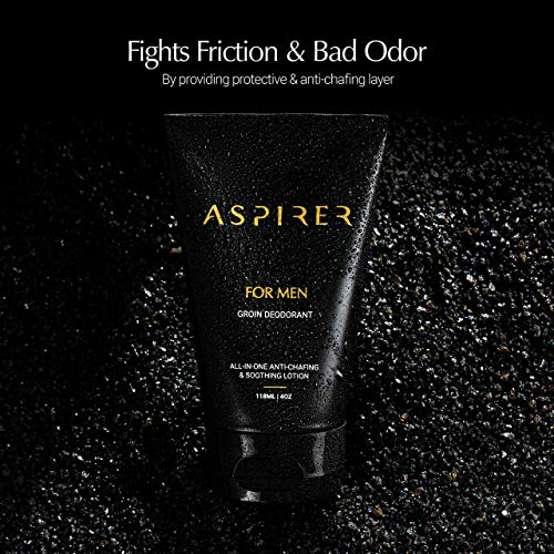 Ball Deodorant for Men and Anti Chafing Cream – Anti Chafe, Antiperspirant Scented Ball Cream Men for Mens Hygiene – Effective, Natural, Organic Ball Lotion to Stay Fresh, Dry and Moisturized All Day