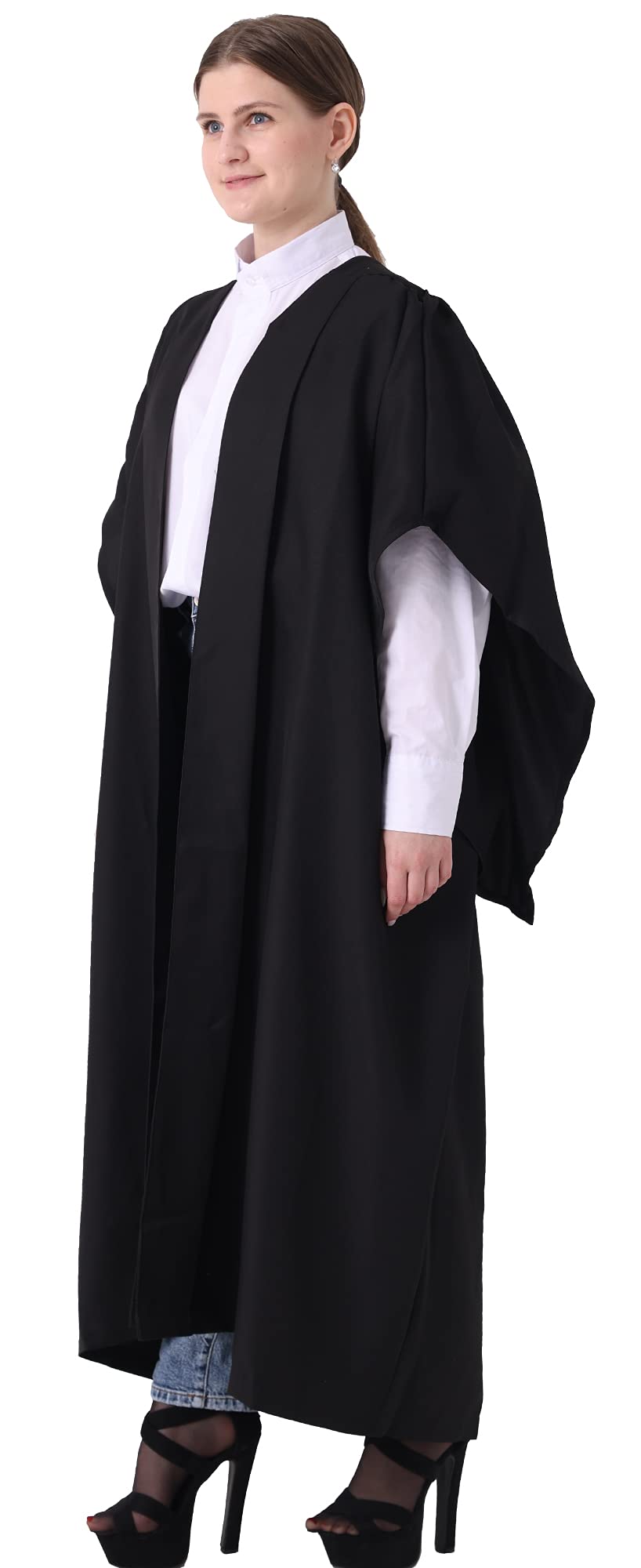 GraduatePro Abschluss Talar Bachelor Robe Uni Geschenke Outfit Akademischer Abitur Schwarz
