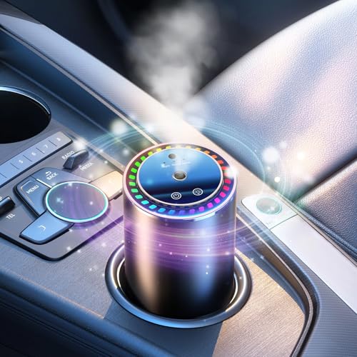 【Smart Misting Freshener·AI Auto On/Off】AREDAN Essential Oil Car Air Diffuser|Wireless Battery Powered|Long-Lasting Scent|Ultra-Quiet|Romantic Star Projection|Home & Car Use|Ideal Gift