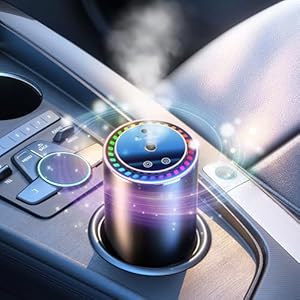 【Smart Misting Freshener·AI Auto On/Off】AREDAN Essential Oil Car Air Diffuser｜Wireless Battery Powered｜Long-Lasting Scent｜Ultra-Quiet｜Romantic Star Projection｜Home & Car Use｜Ideal Gift