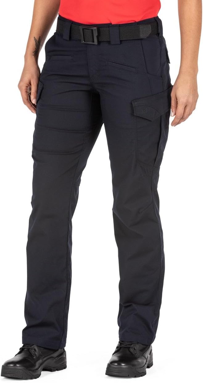 5.11 Tactical Women’s Icon Cargo Pants, Professional Work Pant with Stretch Ripstop Comfort, Water Resistant, Style 64447ABR
