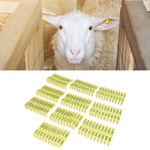 100 PCS 001-100ersticestock Etiquetado Colorfastestock Earor Cattlesats - Identificação Ear Gado Ear