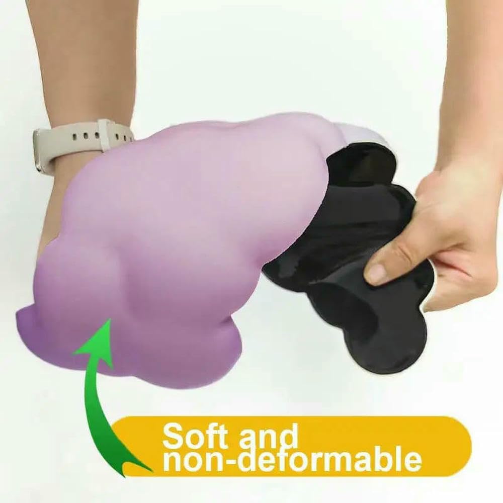 GLDFW, poggiapolsi ergonomico in memory foam, supporto per mouse per digitare computer, sollievo dal dolore, per casa e ufficio
