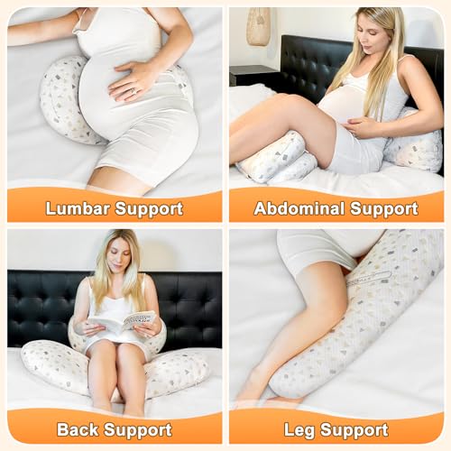 Amazefun PREGNANCY PILLOWS For Sleeping - Support thumb #1