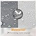 Safipotts Refrigerator Cover, Waterproof & Dustproof Cover for Protecting Upright Freezers-Suitable for Cold Rooms,Grey (23