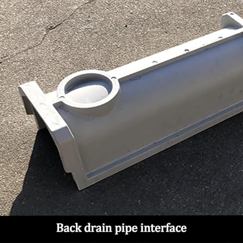 Grilles de drainage en acier gestion eaux extérieures 60x10x15cm