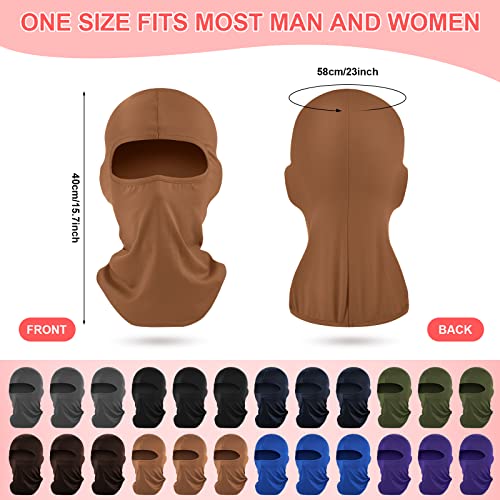 Tarpop 24 Pieces Ski Mask Balaclava Face Mask Full Face Cover For Men Skiing, Uv Protection (Modern Colors, Classic Style) #TOP1
