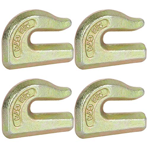 MAVENPICK 3 8  Weld-On Clevis Grab Chain Hooks 4-Pack