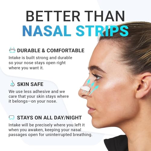 Image of TEKCOOl Magnetic Nasal Strip for Breathing | Anti Snoring Nose Clip | Skin Safe Sleep Nasal Strip | Nasal Dilators for Breathing | Instant Releif from Snoring | Snore Stopper | Anti Snoring Nose Clip
