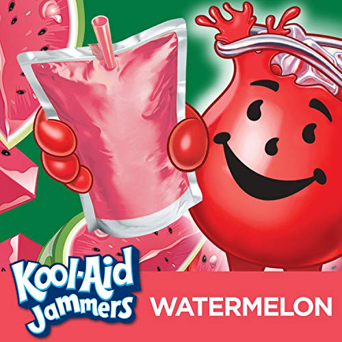 Kool-Aid Jammers Watermelon Flavored Juice Drink Pouch, 60 Fl Oz #TOP2