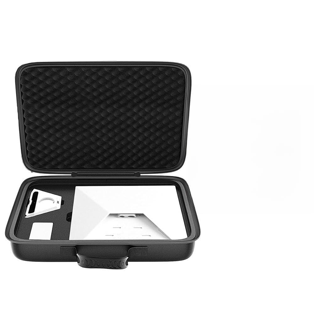 Custodia rigida per il trasporto, scatola da viaggio per Starlink Mini, impermeabile, antiurto, con organizer per cavi, guscio rigido in ABS per antenna e adattatore di alimentazione, nero