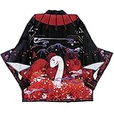 [古新楽堂] 法被 へび 彼岸花 蛇 夏祭り 羽織り 半纏 長半纏 半天 袢天 半被 はんてん ハッピ はっぴ お祭り衣装 和風 和柄 323