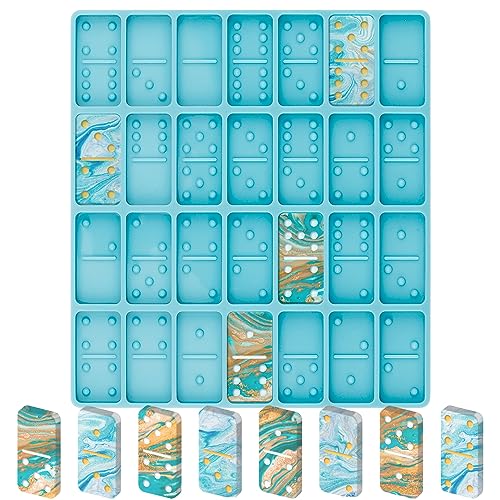 Diueoly Domino Resin Molds, Domino Molds for Resin...