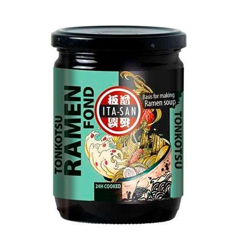 Caldo para Ramen Tonkotsu 440 ml Bote de Cristal Base Japonesa Cremosa Umami