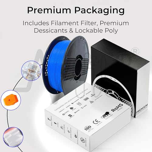 Image of NFIL3D Premium HS PLA+ DEEP Blue - 3D Printing Filament | Compatible with All 3D Printers | 1.75mm | 1Kg Nett Weight