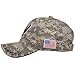Official Licensed US Air Force with US Flag Adjustable Back Cotton Cap Hat - Digital Camo