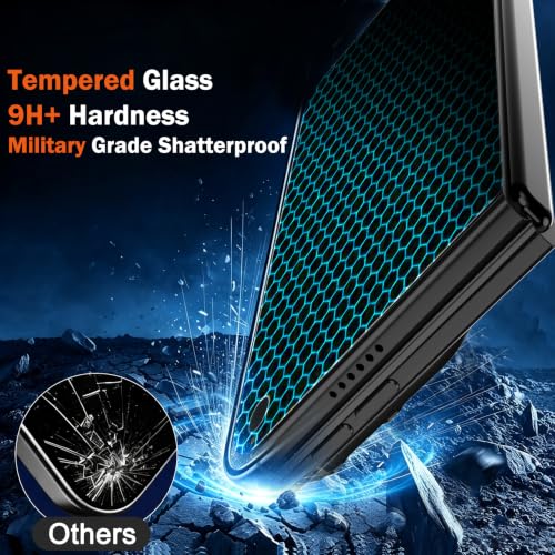 Image of Ferilinso Privacy Screen Protector for iPhone Tempered Glass Ultra Fold