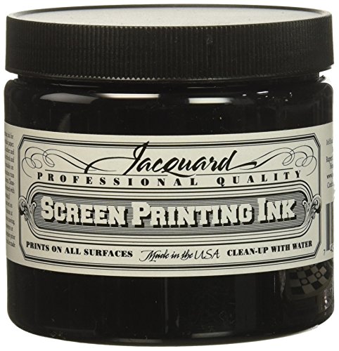 Jacquard JAC-JSI3117 Screen Printing Ink, 16 oz, Black