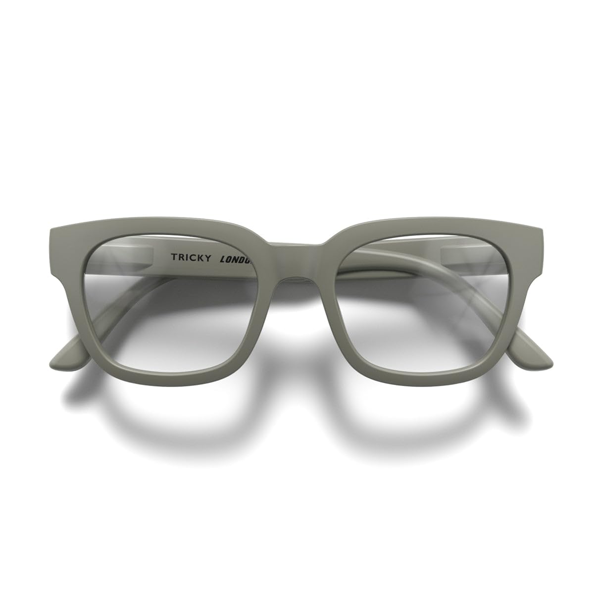 LONDON MOLE® Tricky reading glasses, Matt Grey, 140 millimeters