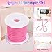 Selizo 12 Rolls Nylon String for Bracelets, Chinese Knotting Nylon Cord for Jewelry Making, Nylon Beading Thread for Kumihimo, Braided Bracelets, Necklaces, Macrame Craft, Wind Chime