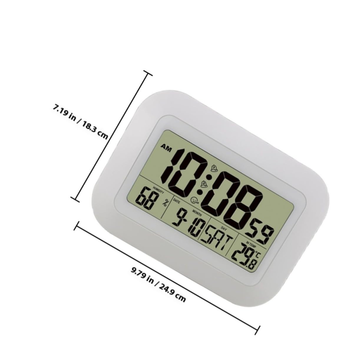 Levemolo Orologio Elettronico Digitale da Parete e Tavolo Data