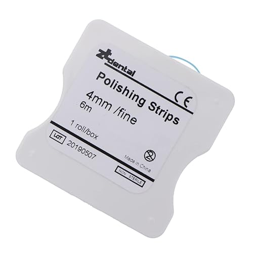Healifty 1 caja de pulido dental tira de lijado molienda blanqueamiento de dientes abrasivos tira de acabado abrasivo lijado herramienta de limpieza