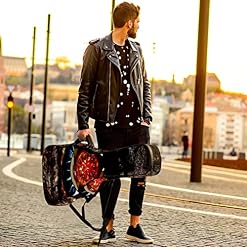 Hondank Housse de protection en éponge épaisse imperméable pour guitare acoustique électrique basse classique… - Les Beatles, Paul McCartney, John Lennon, RIngo Starr, George Harrison Hondank Housse de protection en éponge épaisse imperméable pour guitare acoustique électrique basse classique… – Image 6