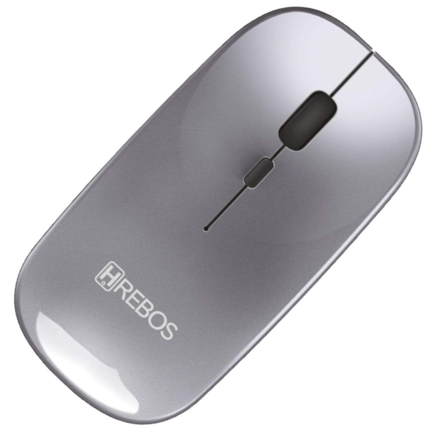 Mouse Sem Fio Recarregável Bluetooth USB para Notebook Computador