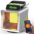 Greenhouse Heater, 1500watt Heater For Greenhouse With Thermostat, Portable Outdoor Green House Heater For Plants, 120v Small Tent Heaters With Phone App Control, Electric Smart Heater For Vegetables