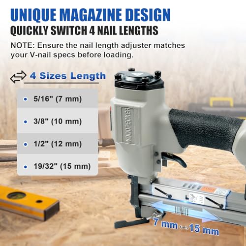 Woodpecker V1015 Pneumatic V Nailer