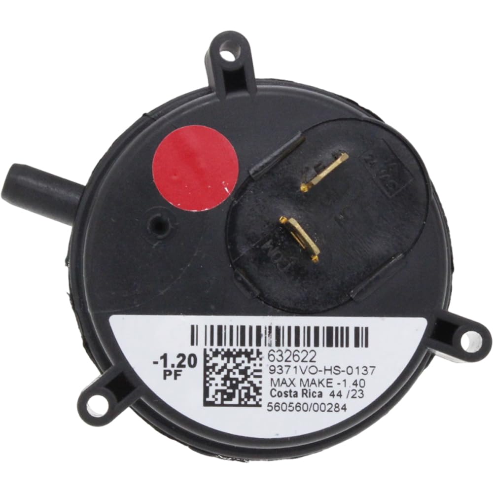 632622 - OEM Upgraded Furnace Vent Air Pressure Switch Replaces