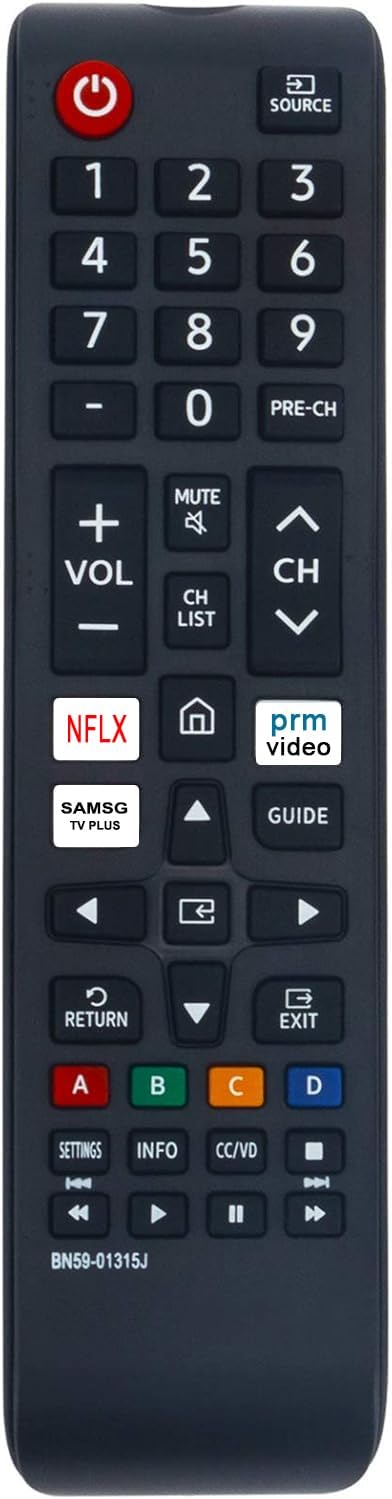 BN59-01315J Replacement IR Remote Control Compatible with Samsung TV