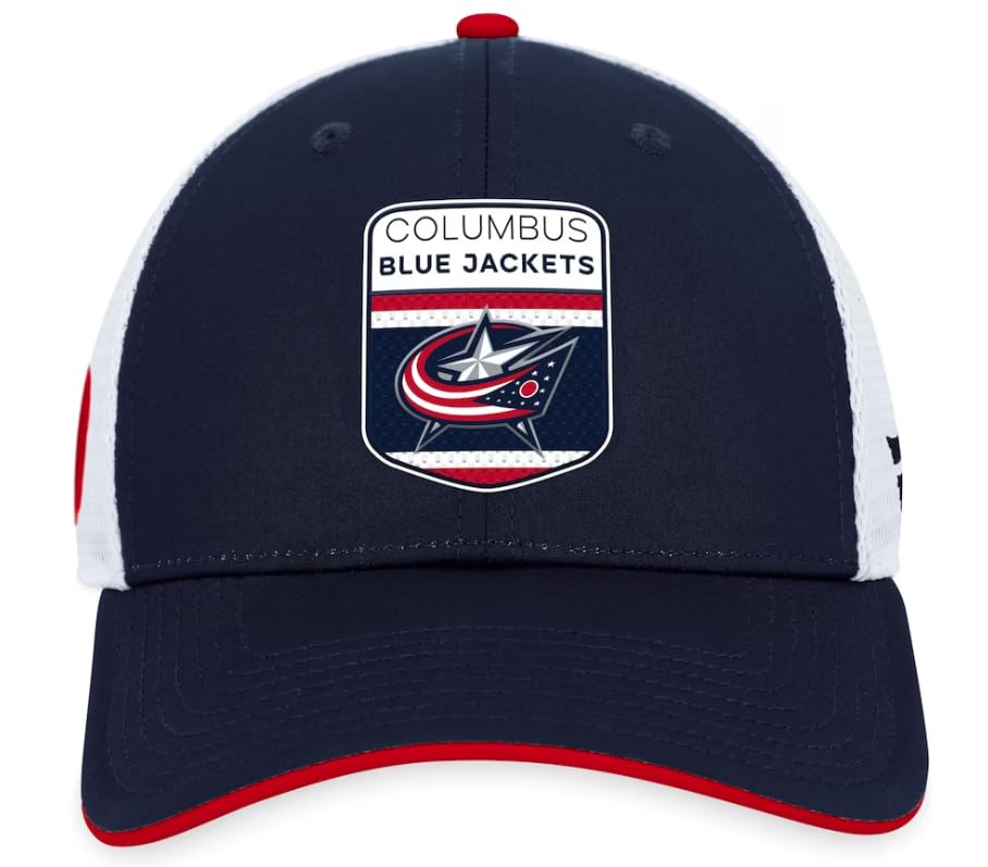 Gorra Trucker Ajustable Compatible con Blue Jackets NHL 2023 miniatura 2