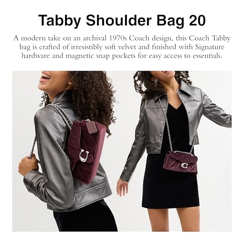 Image of COACH Women's Quilted Leather Tabby 20 Shoulder Bag