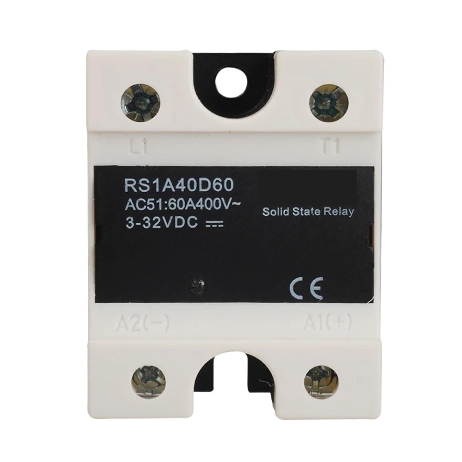 SSR Relay 60A RS1A40D60 relais statique 5V 12V 24V entrée sortie 42-440VAC