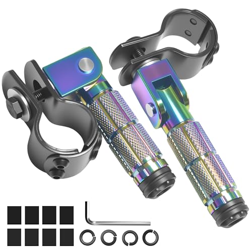 M8 Folding Motorcycle Foot Pegs for Dirt & Adventure Bikes