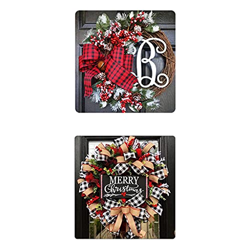 Couronne de Noël artificielle durable pour simplifier votre décoration - 4