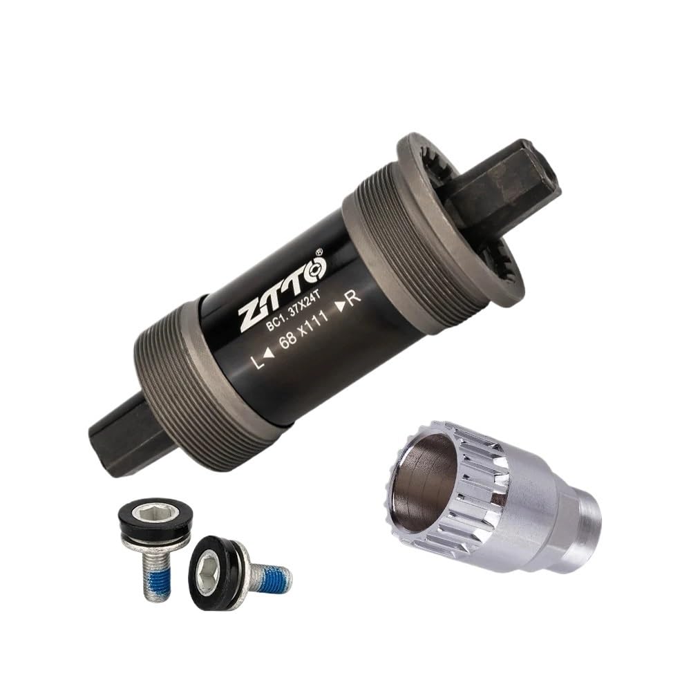 JIASHUNHE Bottom Bracket Bicycle Square Tapered Threaded Bottom Bracket Tool Kit Remove For Spindle Crankset(68x111L Kit)