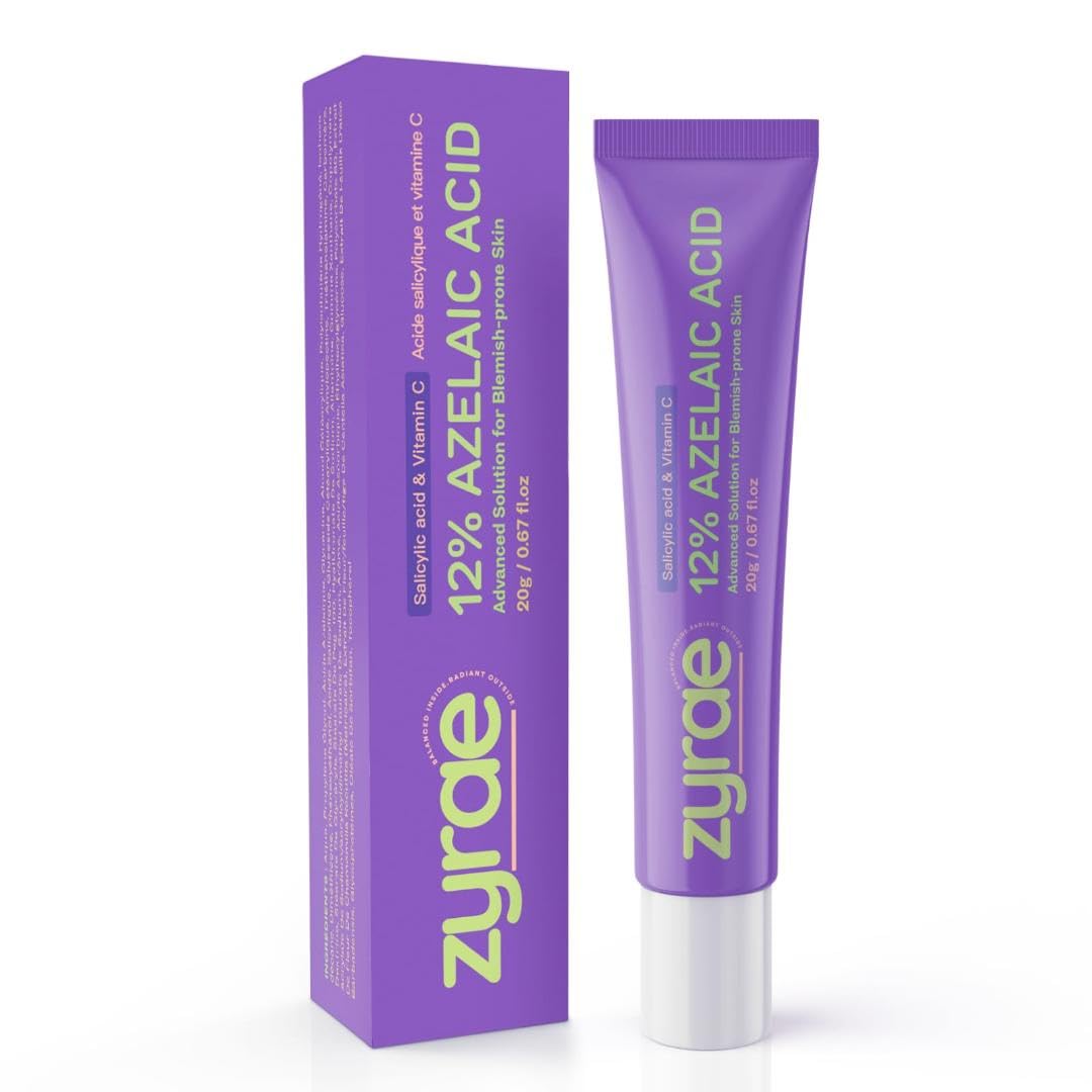 Zyrae Azelaic Acid Face Cream 12% with Salicylic Acid & Vitamin C